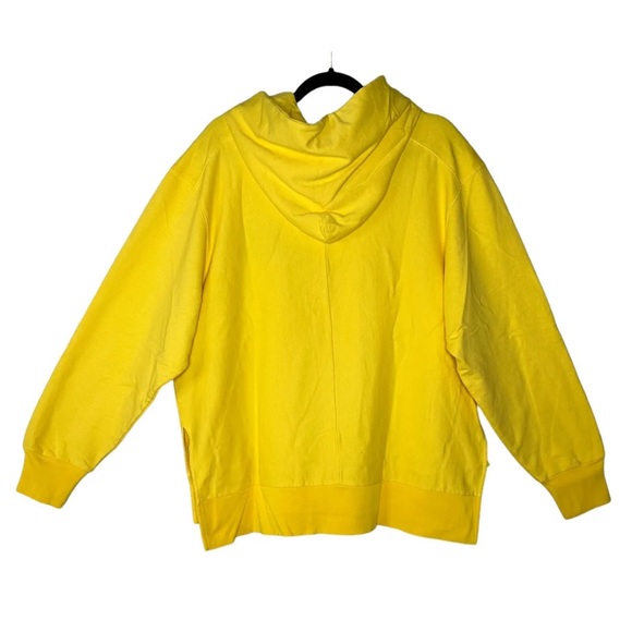 NWT Free People X Sandrine Rose Girl Gang Hoodie in Yellow - Picture 2 of 7